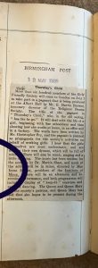 Thursday’s Child (Part One).  13 May 1939