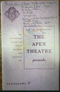 Apex Theatre, Birmingham